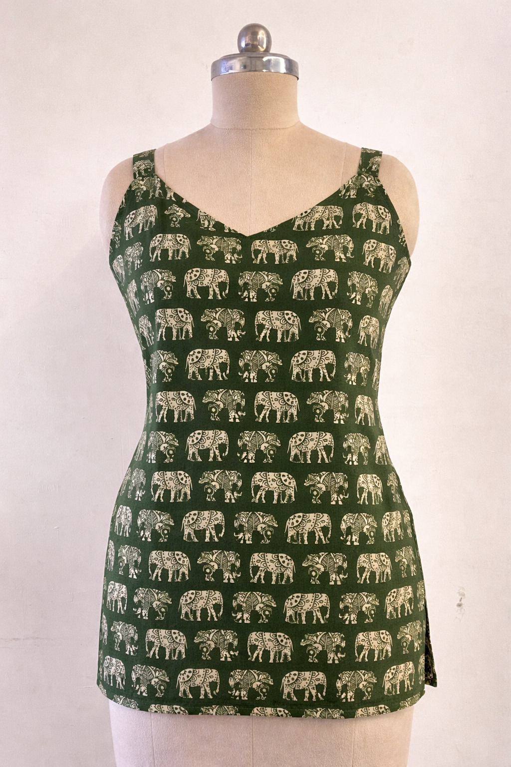 Elephant Print short kurthi