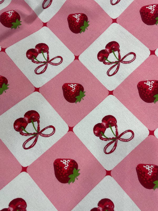 Vintage Strawberry Squares