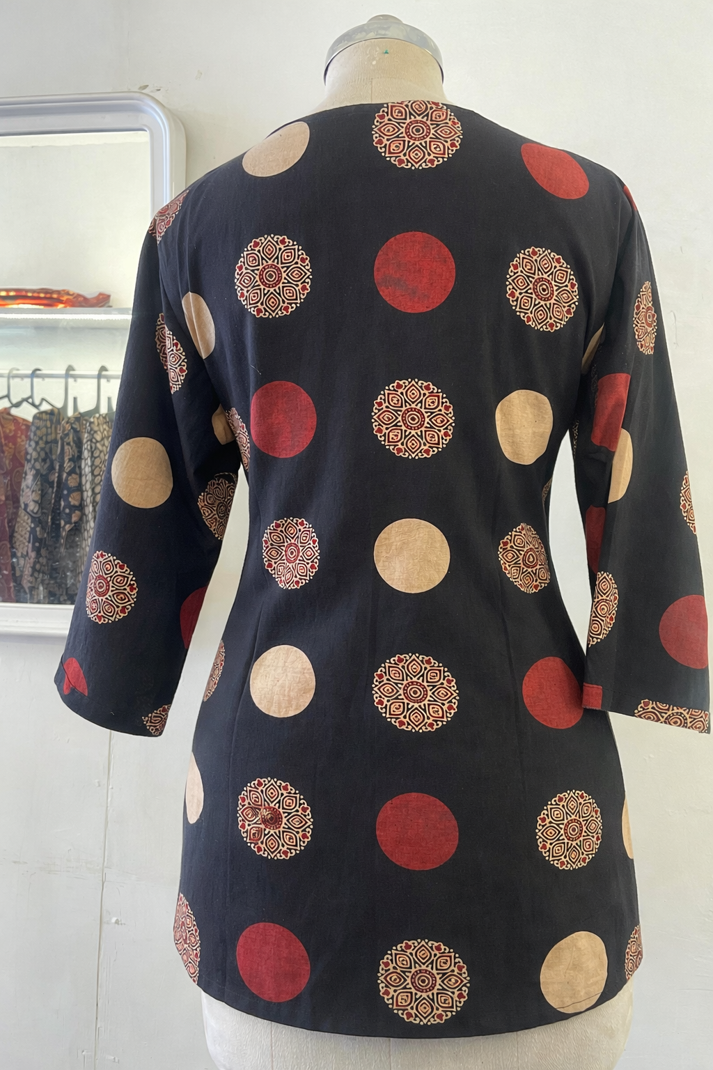 MUKHI- Ajrakh Short Kurti