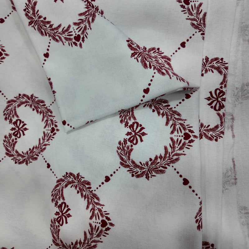 Vintage Wreath Hearts