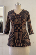 MUKHI- Ajrakh Short Kurti