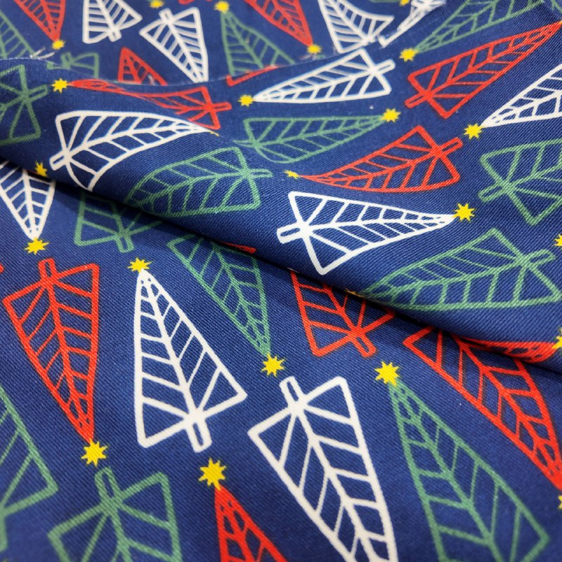 Festive Line Art Trees