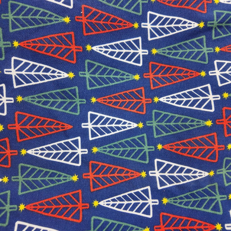 Festive Line Art Trees